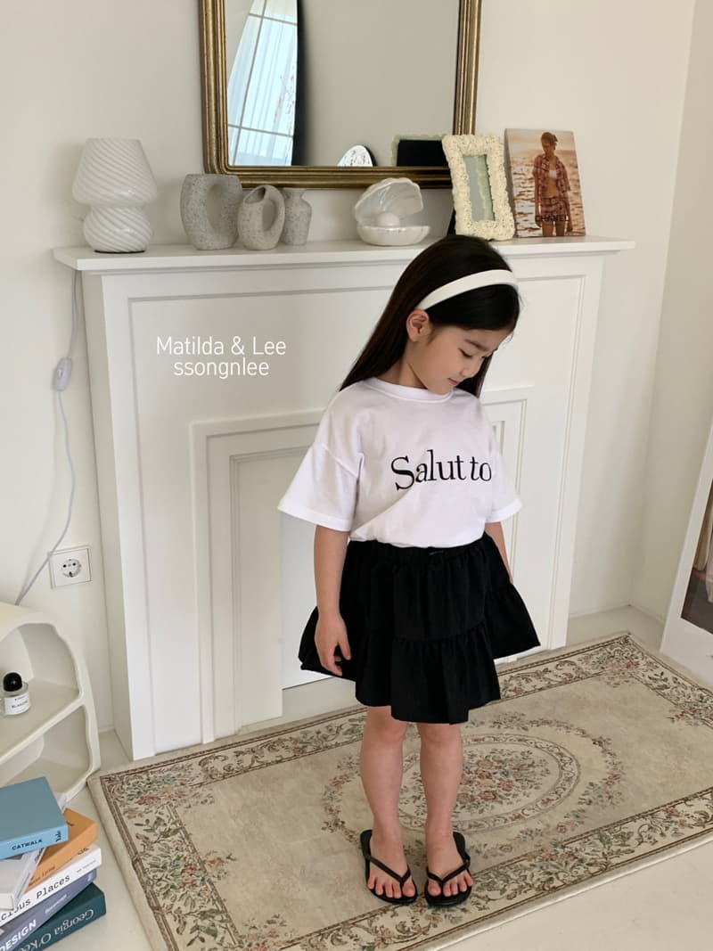 Matilda & Lee - Korean Children Fashion - #kidsstore - String Skirt Pants - 9