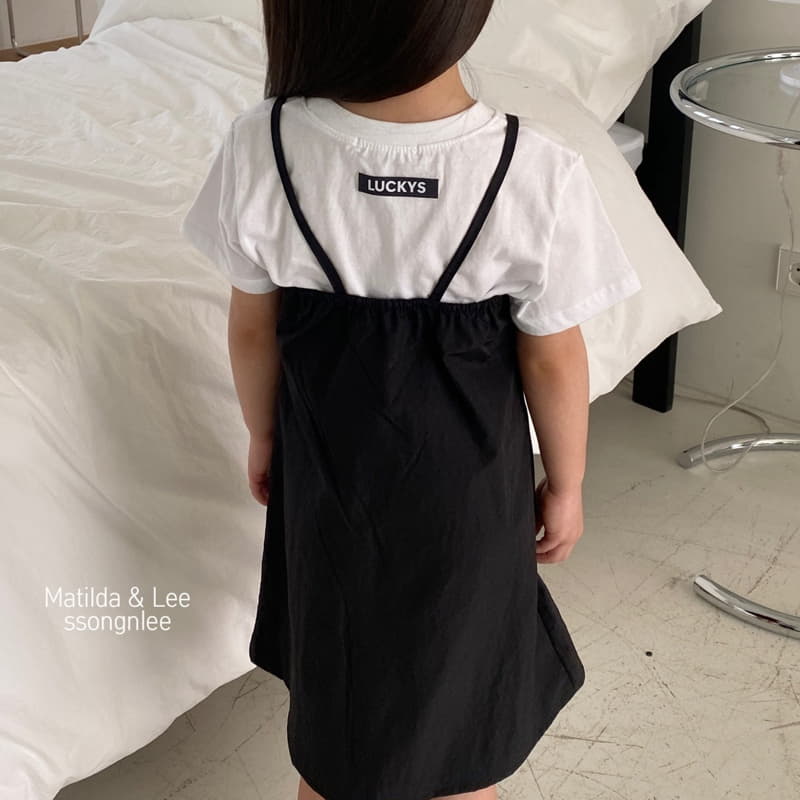 Matilda & Lee - Korean Children Fashion - #kidsshorts - String Slit One-piece - 4