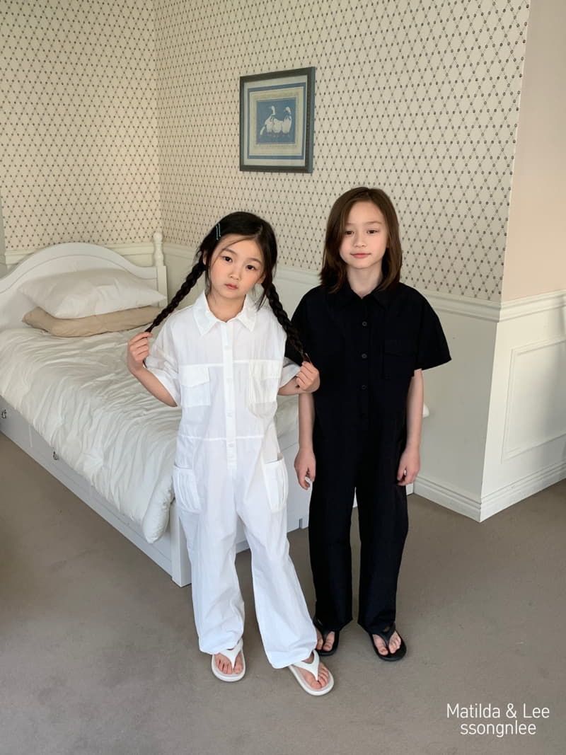 Matilda & Lee - Korean Children Fashion - #kidzfashiontrend - Label Jumpsuit - 5