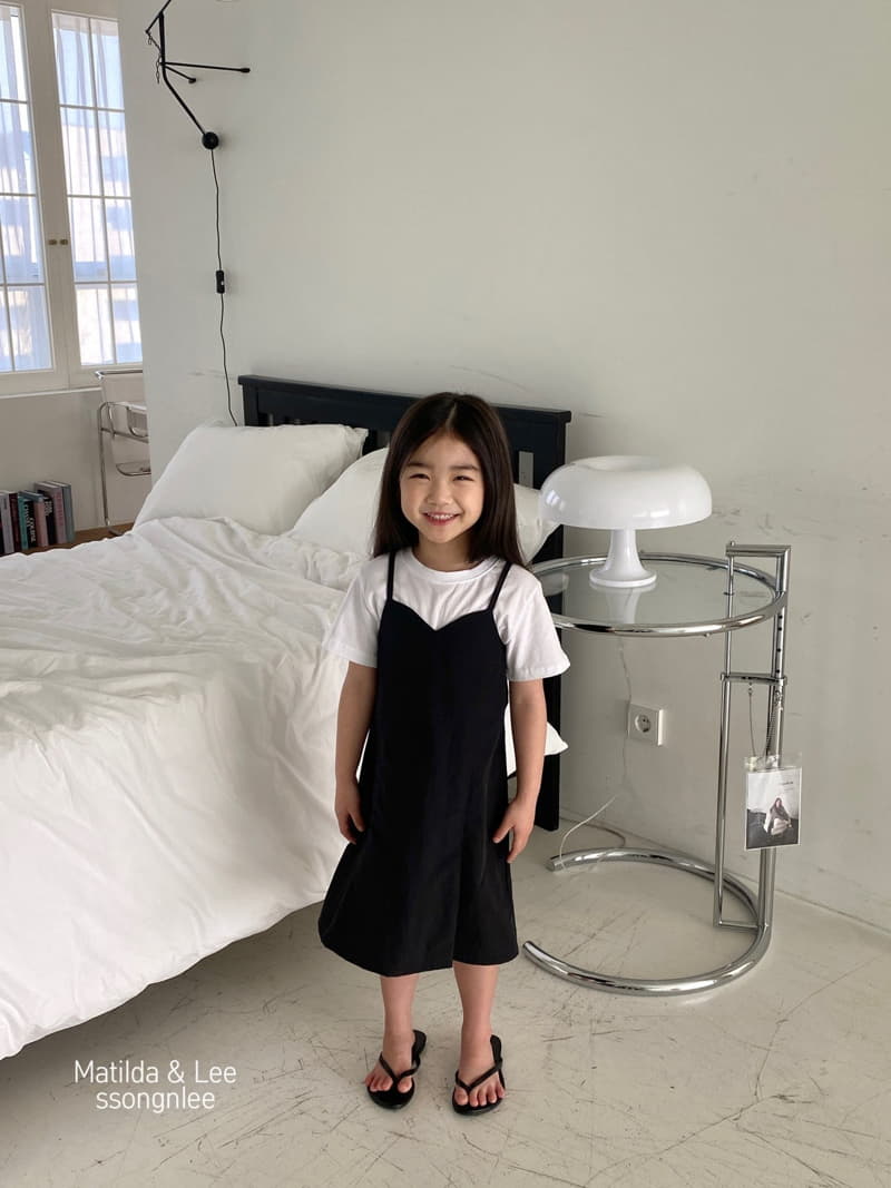 Matilda & Lee - Korean Children Fashion - #kidzfashiontrend - String Slit One-piece - 5