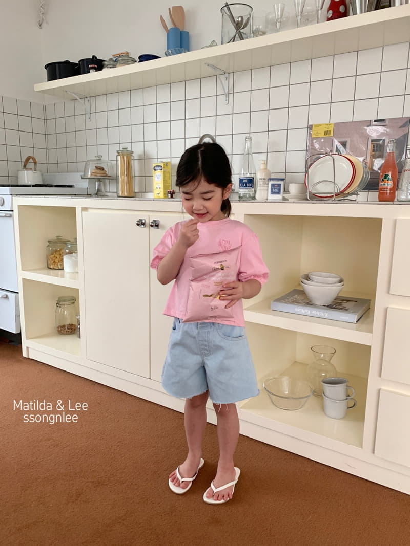 Matilda & Lee - Korean Children Fashion - #littlefashionista - ML Puff Sleeves Tee - 6