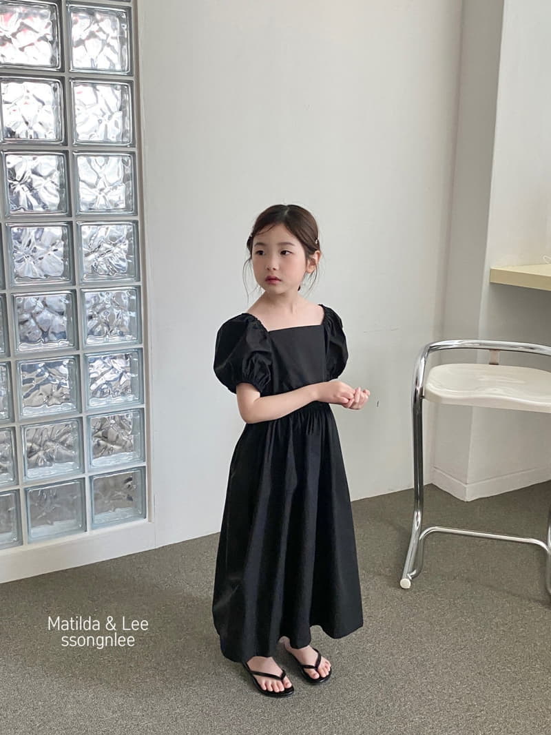 Matilda & Lee - Korean Children Fashion - #littlefashionista - Waist Slit One-piece - 11