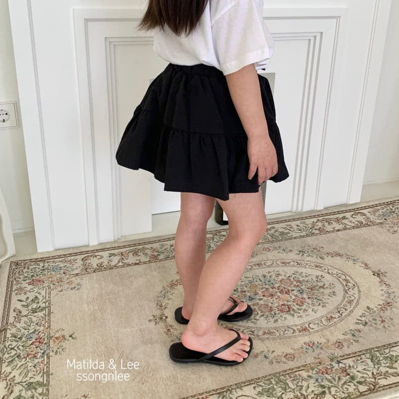 Matilda & Lee - Korean Children Fashion - #littlefashionista - String Skirt Pants - 12