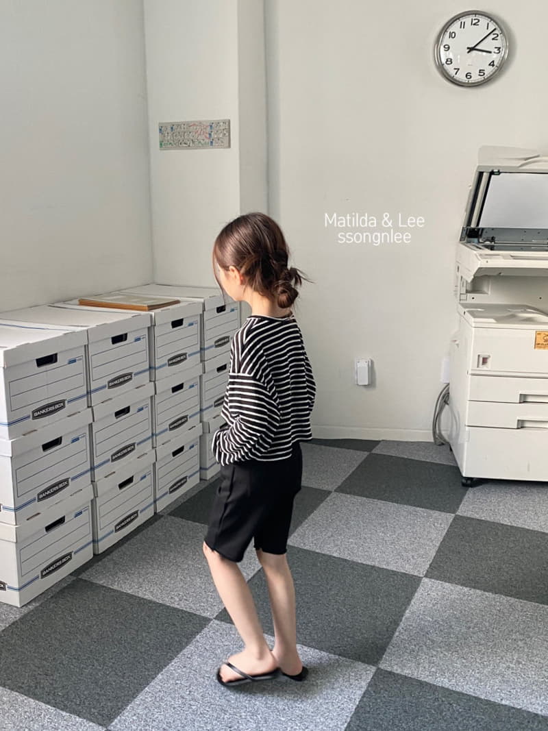 Matilda & Lee - Korean Children Fashion - #magicofchildhood - Label Shorts - 9