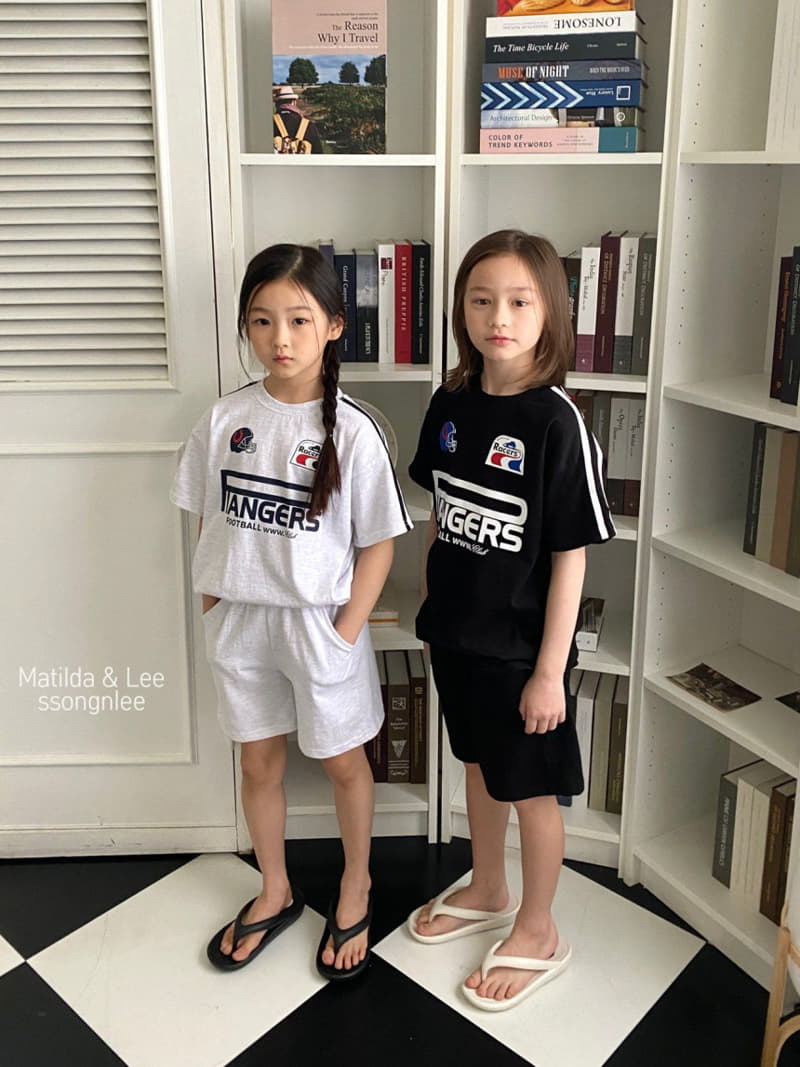 Matilda & Lee - Korean Children Fashion - #magicofchildhood - Rugby Pants Top Bottom Set - 3