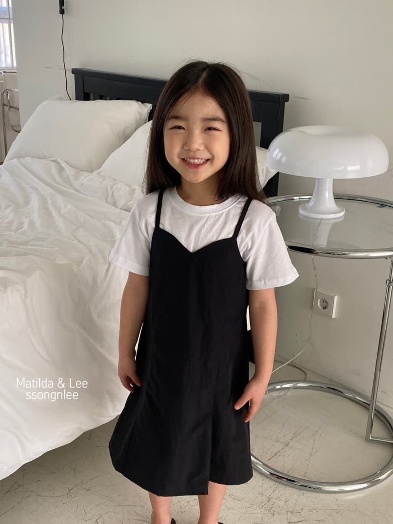 Matilda & Lee - Korean Children Fashion - #magicofchildhood - String Slit One-piece - 8