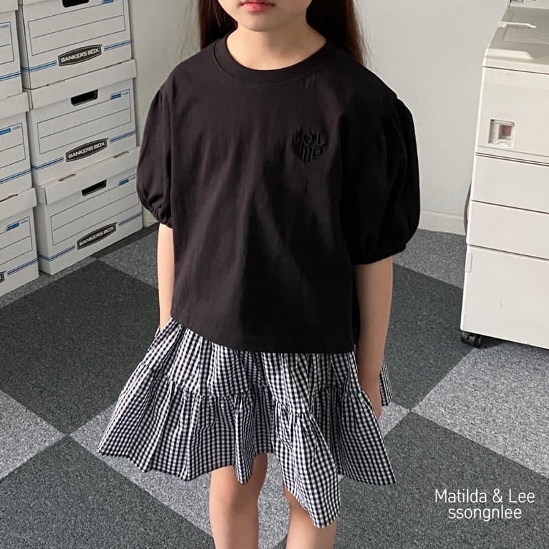 Matilda & Lee - Korean Children Fashion - #minifashionista - ML Puff Sleeves Tee - 8