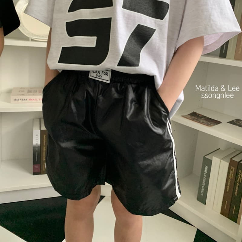 Matilda & Lee - Korean Children Fashion - #minifashionista - Label Tape Shorts - 7
