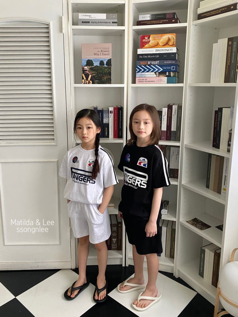Matilda & Lee - Korean Children Fashion - #magicofchildhood - Rugby Pants Top Bottom Set - 4