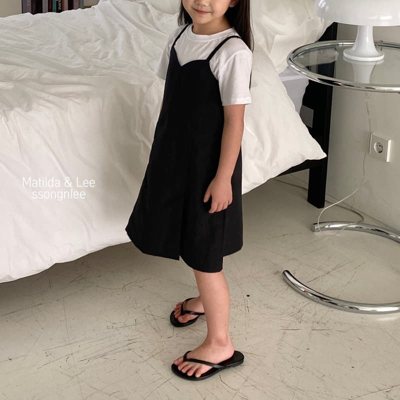 Matilda & Lee - Korean Children Fashion - #minifashionista - String Slit One-piece - 9