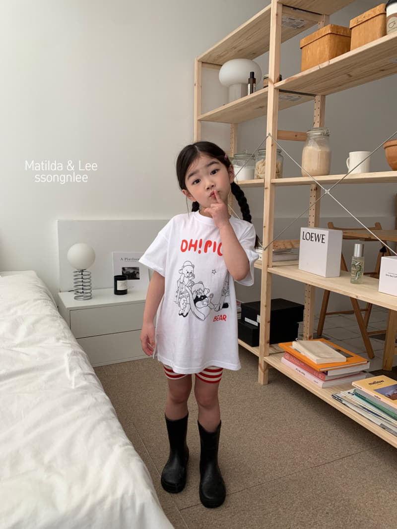 Matilda & Lee - Korean Children Fashion - #prettylittlegirls - Stripes Leggings - 7