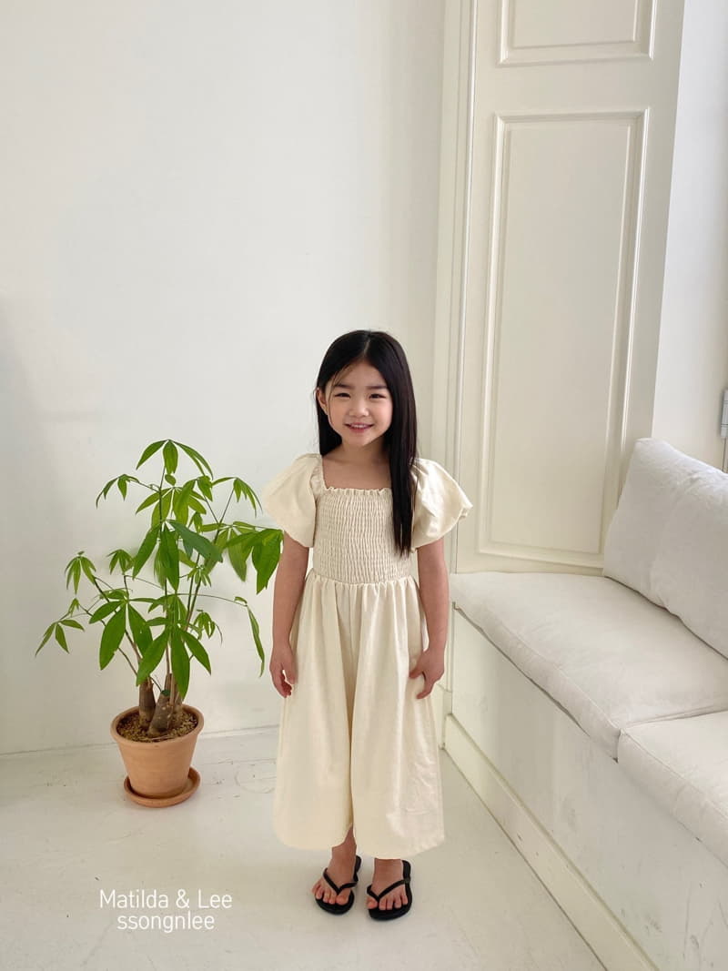 Matilda & Lee - Korean Children Fashion - #prettylittlegirls - Smocked Jumpsuit - 11