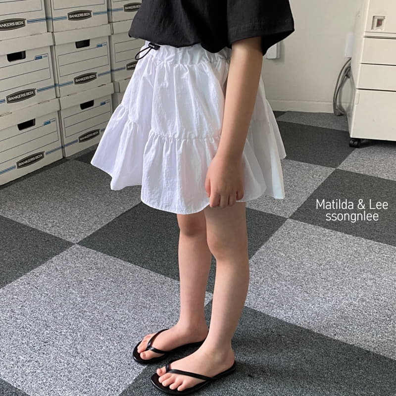 Matilda & Lee - Korean Children Fashion - #prettylittlegirls - String Skirt Pants