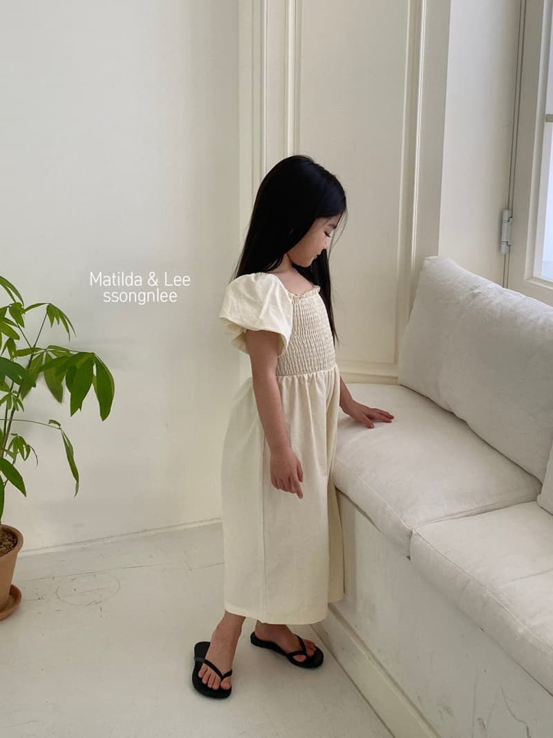 Matilda & Lee - Korean Children Fashion - #todddlerfashion - Smocked Jumpsuit - 12