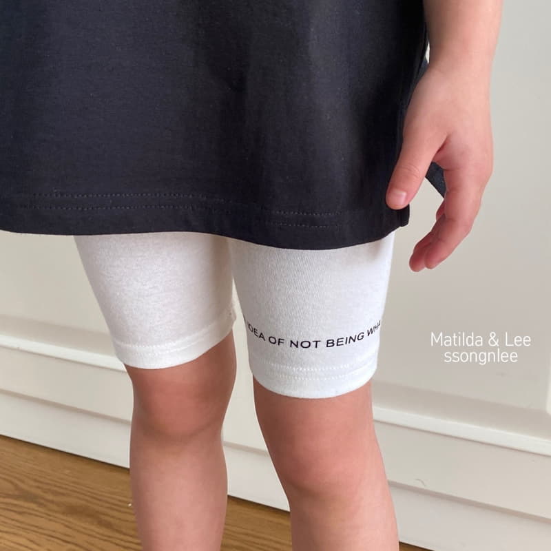 Matilda & Lee - Korean Children Fashion - #todddlerfashion - Lettering Leggings