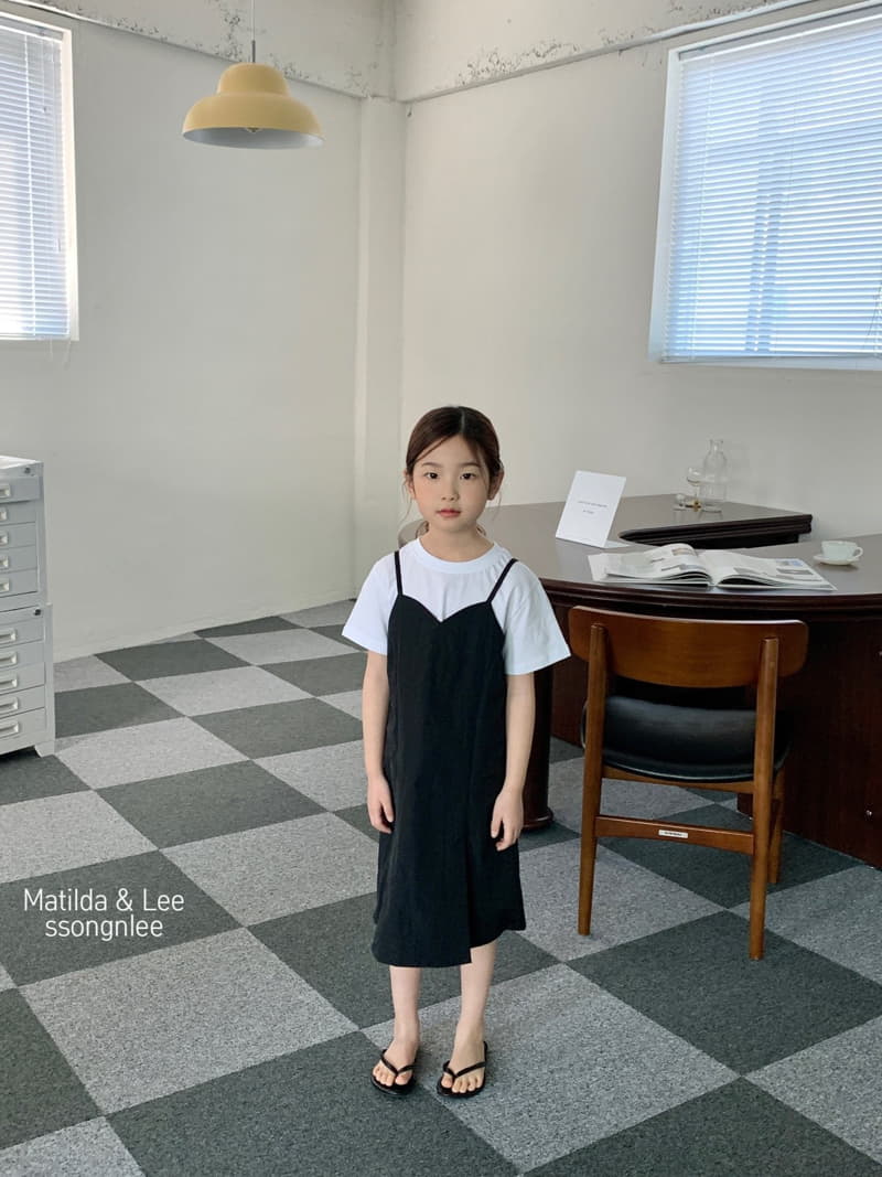 Matilda & Lee - Korean Children Fashion - #todddlerfashion - String Slit One-piece - 11