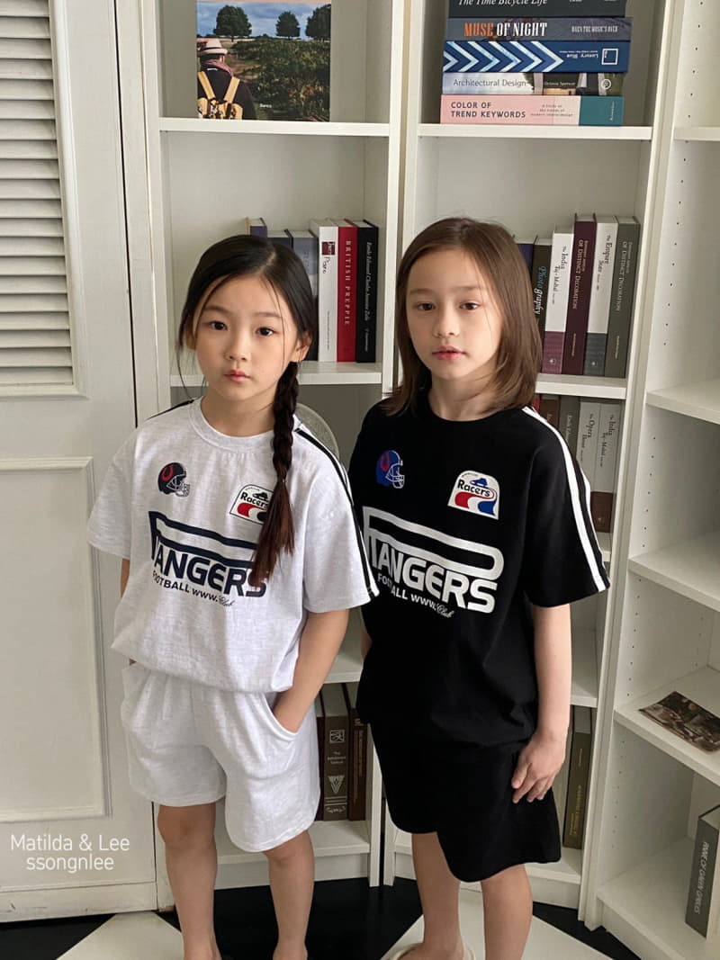Matilda & Lee - Korean Children Fashion - #toddlerclothing - Rugby Pants Top Bottom Set - 7