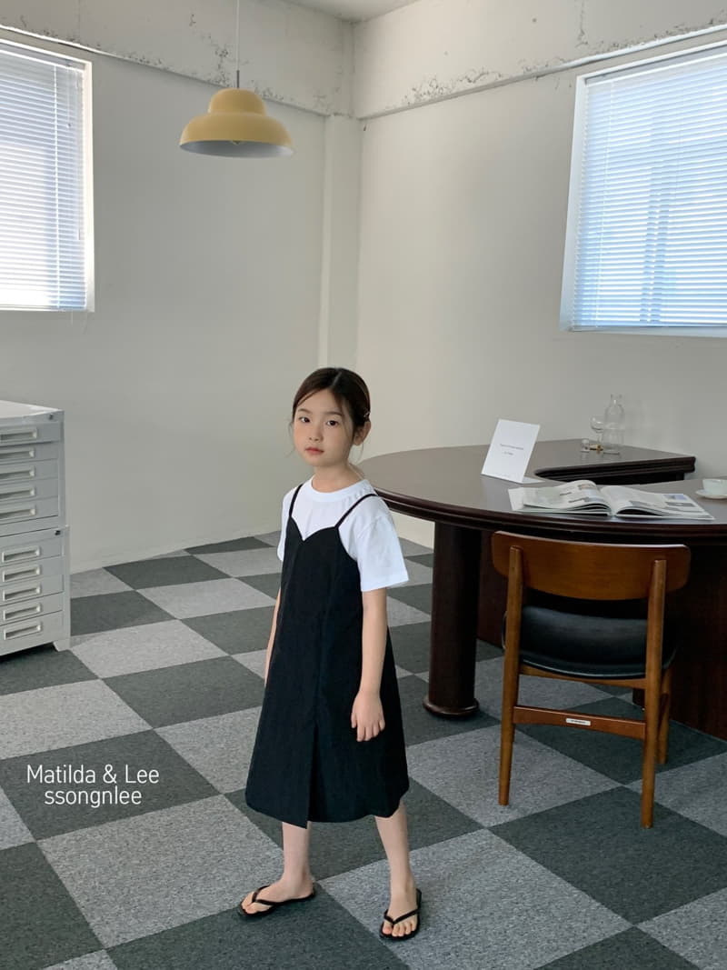 Matilda & Lee - Korean Children Fashion - #toddlerclothing - String Slit One-piece - 12