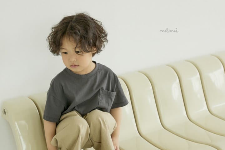 Melmel - Korean Children Fashion - #childofig - Pocket Tee - 8