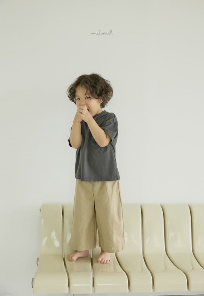 Melmel - Korean Children Fashion - #designkidswear - Pocket Tee - 11