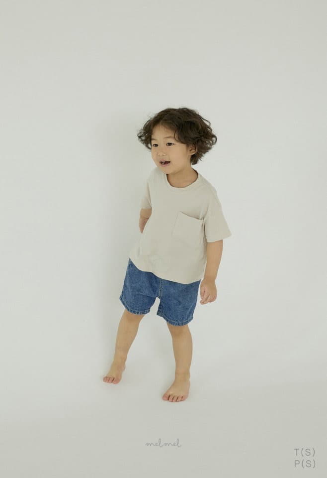 Melmel - Korean Children Fashion - #discoveringself - Pocket Tee - 12