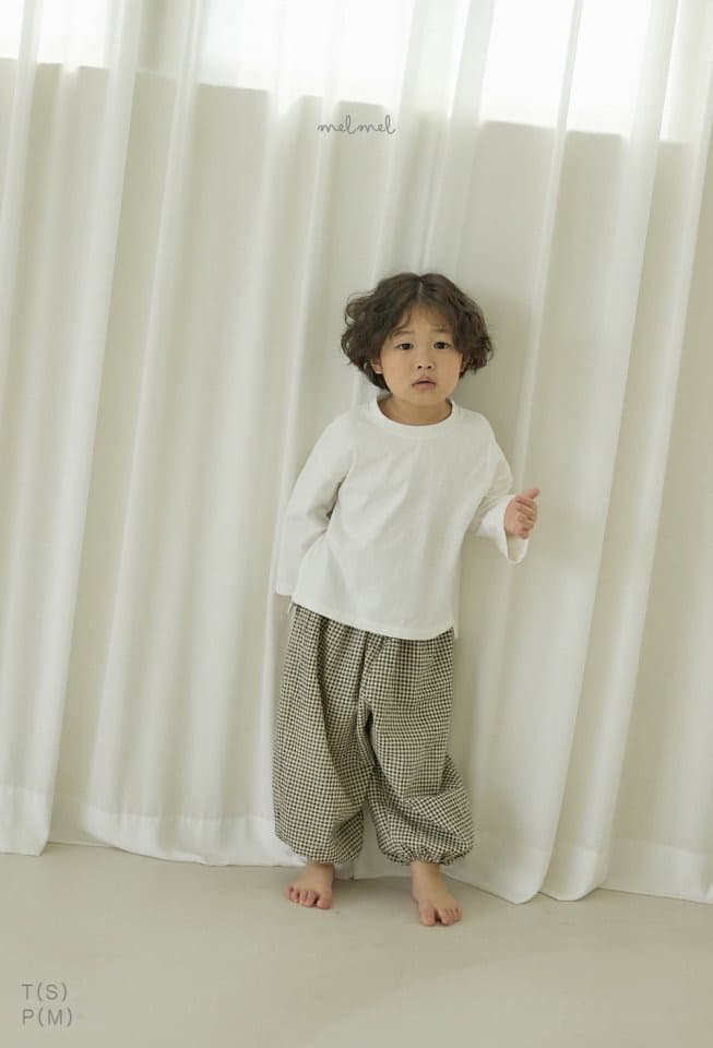 Melmel - Korean Children Fashion - #fashionkids - Ma Check Bloomer - 6