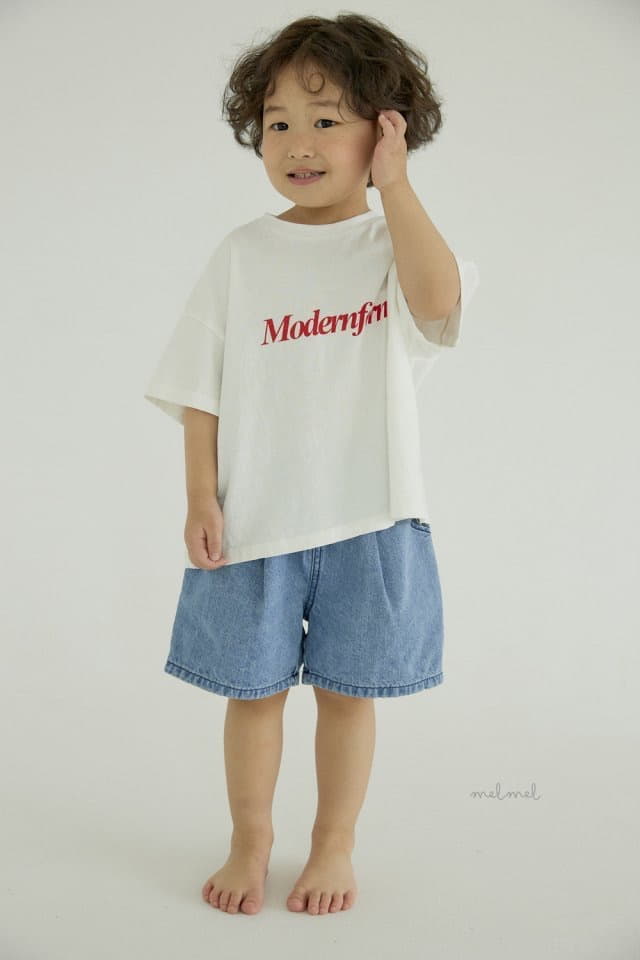 Melmel - Korean Children Fashion - #kidsshorts - Pom Tee - 8