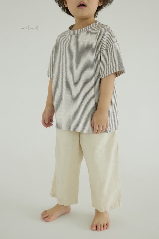 Melmel - Korean Children Fashion - #kidsstore - Linen Pants - 12