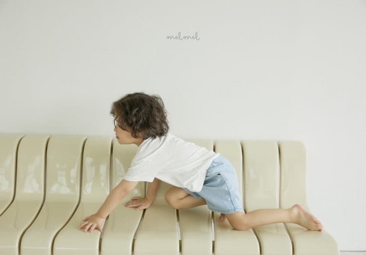 Melmel - Korean Children Fashion - #kidzfashiontrend - Simple Denim Shorts - 11