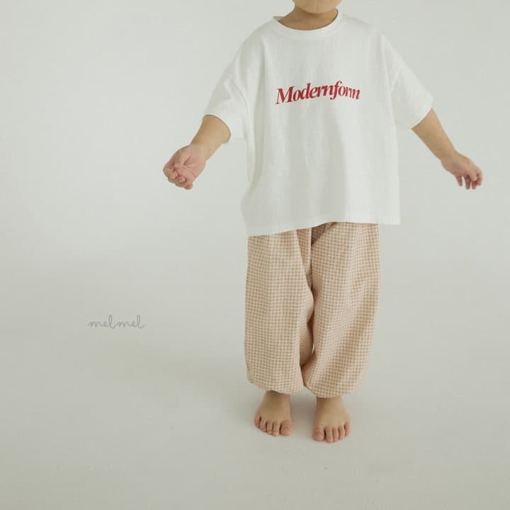 Melmel - Korean Children Fashion - #kidzfashiontrend - Ma Check Bloomer - 9