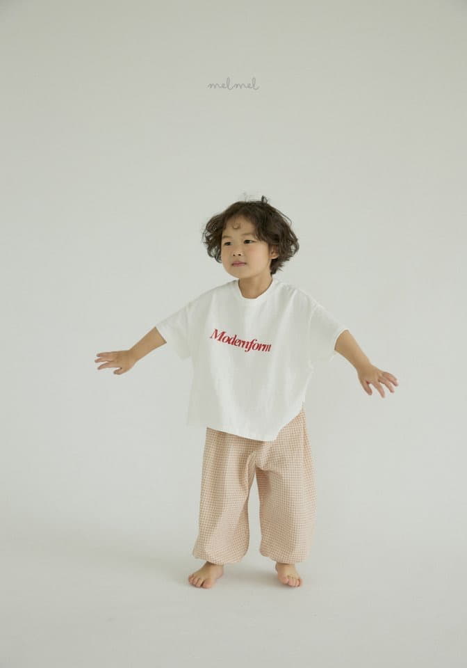 Melmel - Korean Children Fashion - #littlefashionista - Ma Check Bloomer - 11