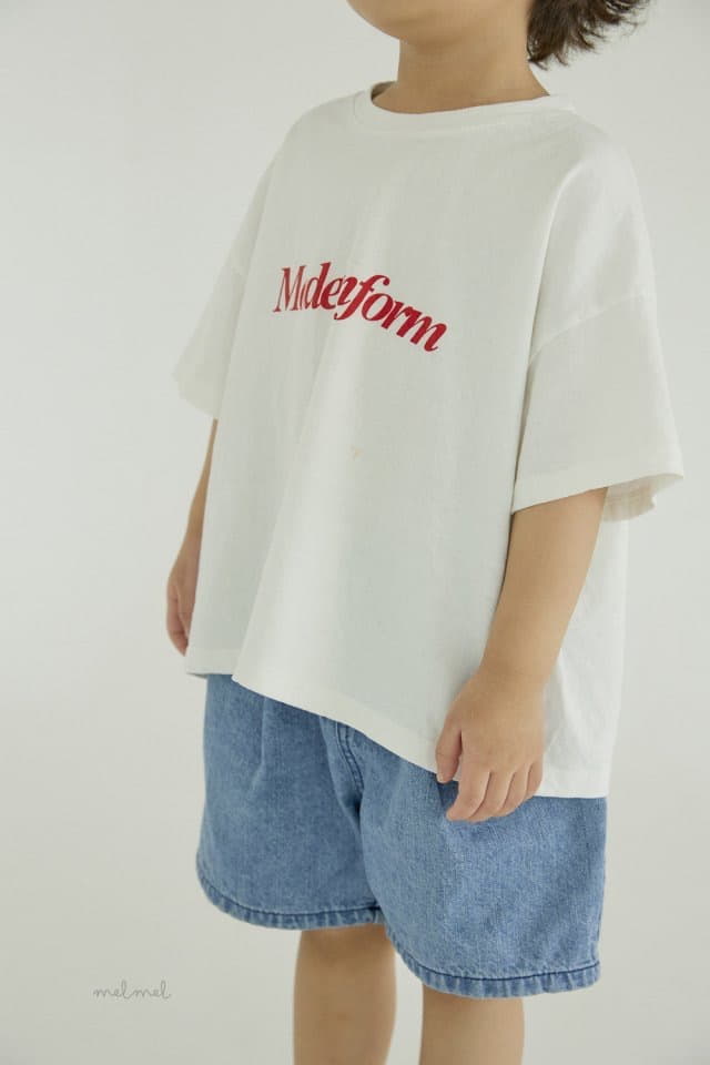Melmel - Korean Children Fashion - #magicofchildhood - Pintuck Denim Shorts - 10