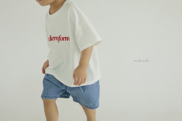 Melmel - Korean Children Fashion - #prettylittlegirls - Pintuck Denim Shorts - 12