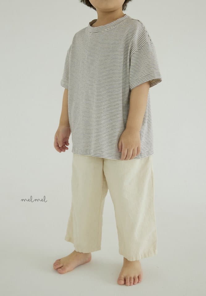 Melmel - Korean Children Fashion - #prettylittlegirls - Stripes Tee - 3