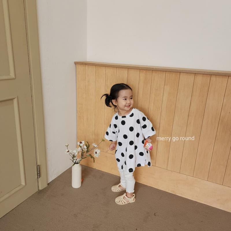 Merry Go Round - Korean Children Fashion - #discoveringself - Rib Leggings - 4