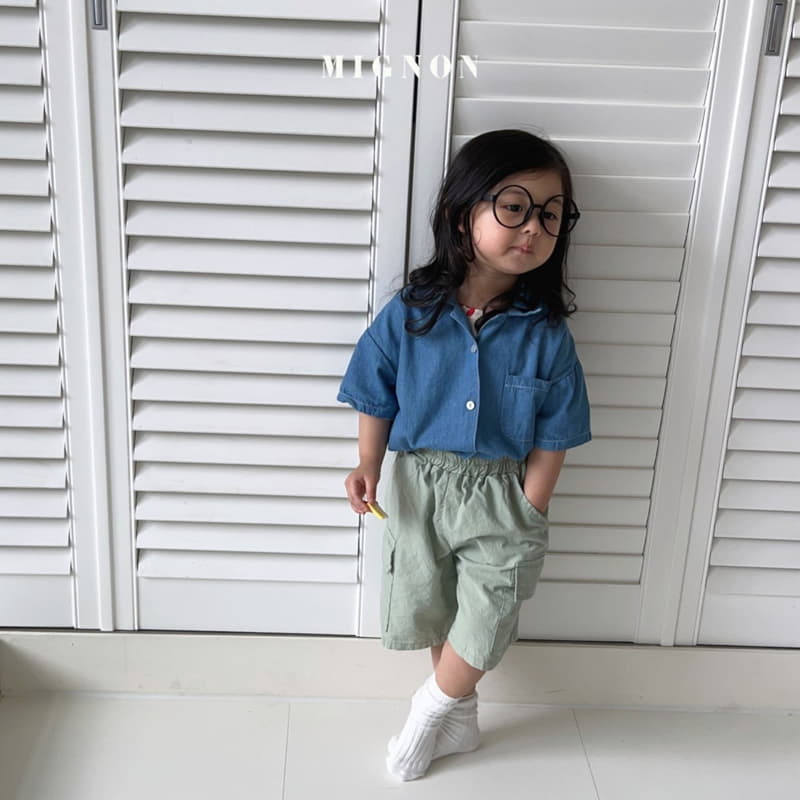 Mignon - Korean Children Fashion - #childofig - Street Denim Shirt - 5