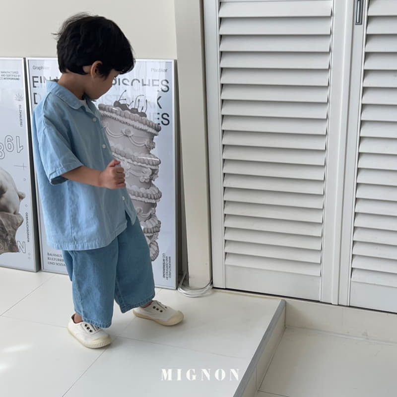 Mignon - Korean Children Fashion - #kidsshorts - Street Denim Shirt - 10