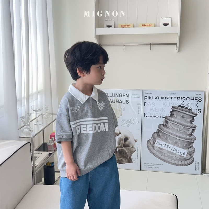 Mignon - Korean Children Fashion - #minifashionista - Free Collar Tee