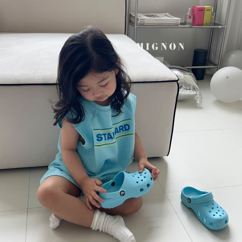 Mignon - Korean Children Fashion - #prettylittlegirls - Standard Top Bottom Set - 11