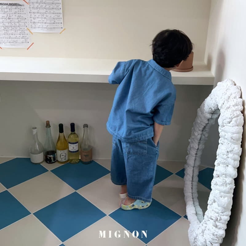 Mignon - Korean Children Fashion - #toddlerclothing - Street Denim Shirt - 4