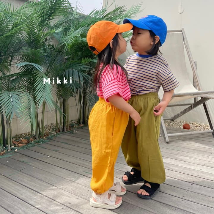 Mikki - Korean Children Fashion - #littlefashionista - Pong Stripes Tee - 2