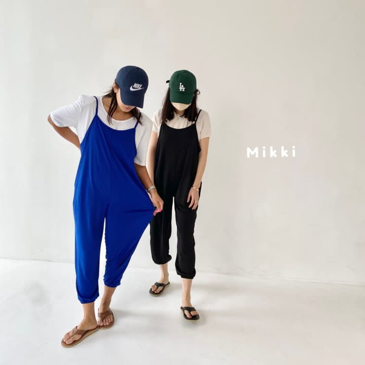 Mikki - Korean Women Fashion - #momslook - Charr Jumpsuit Mom