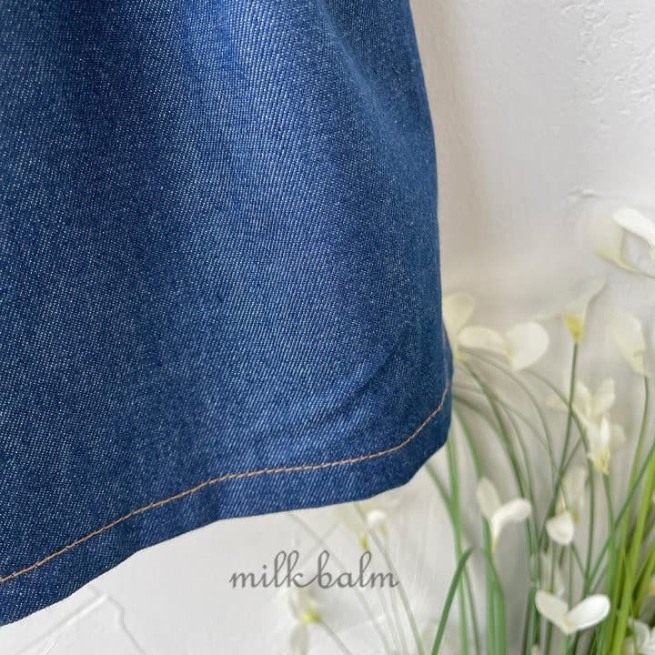 Milk Balm - Korean Children Fashion - #stylishchildhood - Swan Dungarees Skirt - 10
