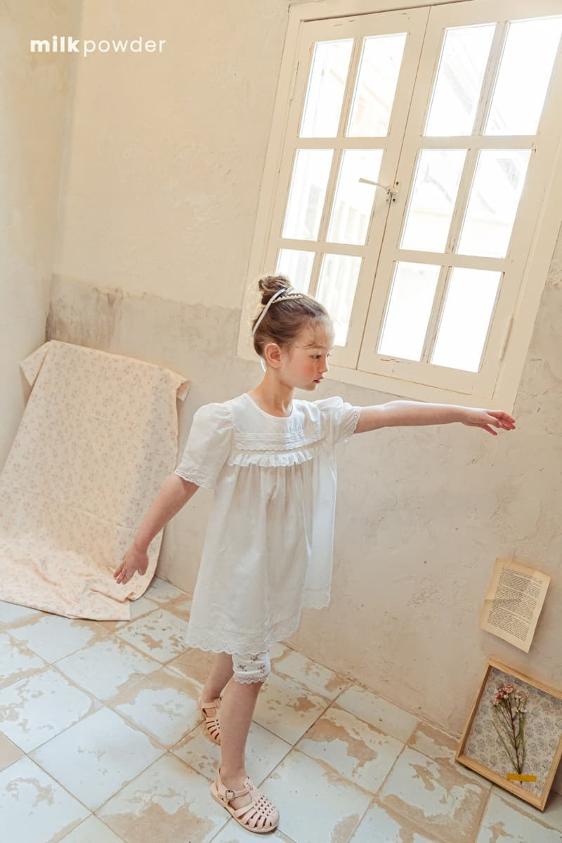 Milk Powder - Korean Children Fashion - #Kfashion4kids - Lace One-piece - 3