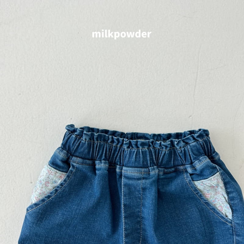 Milk Powder - Korean Children Fashion - #Kfashion4kids - Patch Denim Jeans - 11