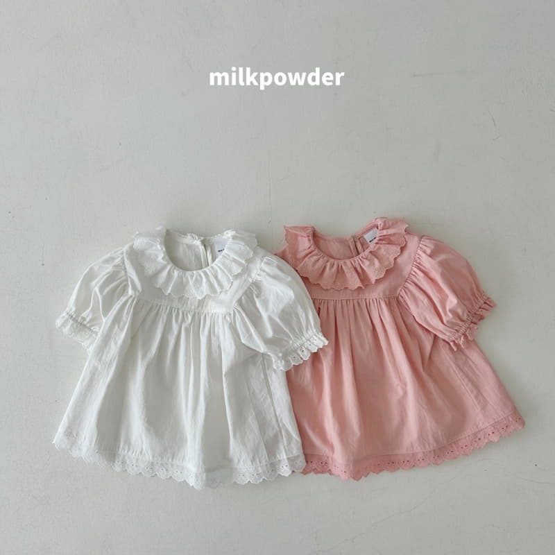 Milk Powder - Korean Children Fashion - #childofig - Powder Blouse - 12