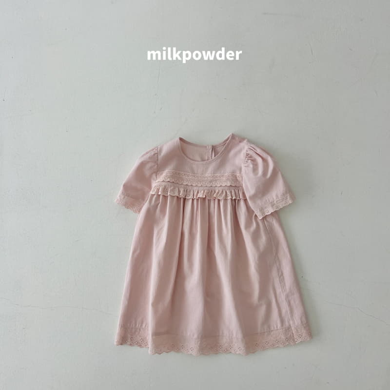 Milk Powder - Korean Children Fashion - #childrensboutique - Lace One-piece - 12
