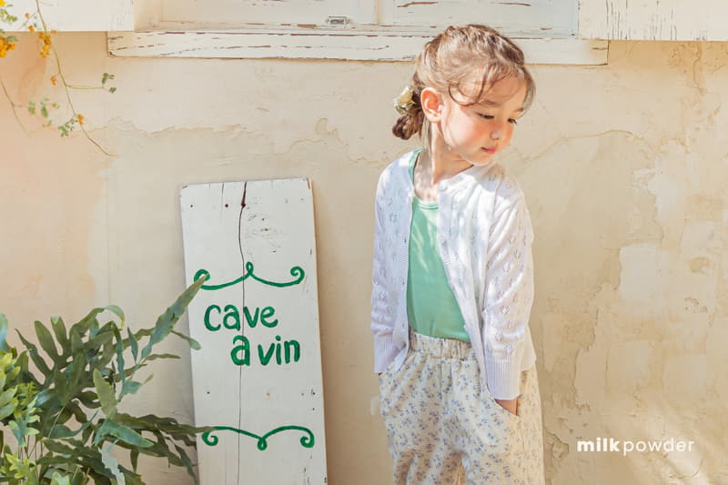 Milk Powder - Korean Children Fashion - #designkidswear - Milky Sleeveless Tee - 6