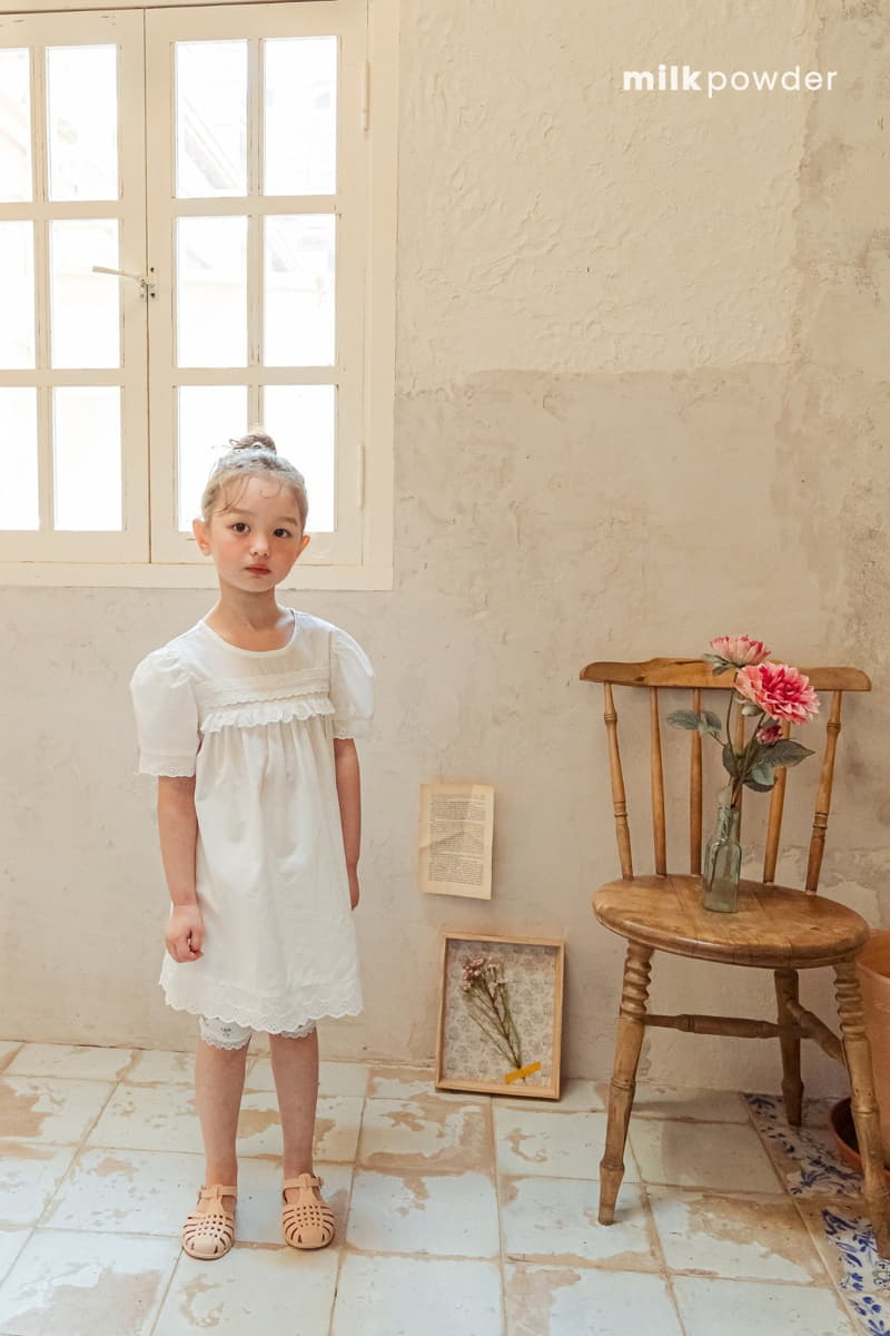 Milk Powder - Korean Children Fashion - #kidsstore - Lace One-piece