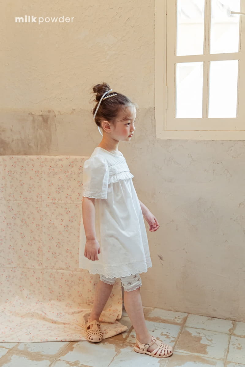 Milk Powder - Korean Children Fashion - #kidzfashiontrend - Lace One-piece - 2